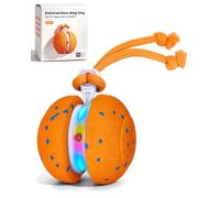 osou Interactive Dog Toy, Random Path Rolling Dog Ball with Rope, 2 Speed Modes, Motion-Activated, Pet-Safe ETPU Shell, Automatic Moving Toy for Small Medium Large Dogs and Most Dog Personalities