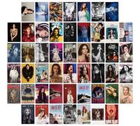 OsouYY 50Pcs Lana Del Rey Album Poster Wall Collage Kit - Music Picture Room Decor Art Posters Aesthetic Room Decor Album Cover Inspired Wall Collage Kit 4x6 inch for Teens and Young Adults