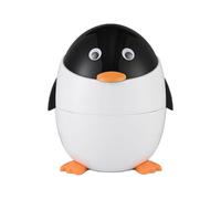 OSOYIILR Penguin Trash Can - Black And White Garbage Bin For Under Tables | Multipurpose And Decorative Penguin Trash Bin Desk Garbage Animal Shaped Can Wastebasket Portable For Car Home Bedroom