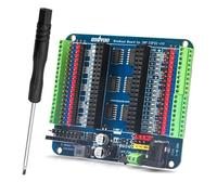 OSOYOO 38P ESP32 Shiled Breakout Board Terminal Block Shield HAT with Pin Header, 5V 3.3V Power Outputs, GPIO Status LED