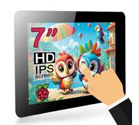 OSOYOO 7-Inch Touch Screen RPi DSI Display for Raspberry Pi 5, 4, 3 Model A, B - 800x480 IPS Monitor, Plug-and-Play Compatible with Raspberry Pi OS Ubuntu Kali RetroPie, etc