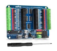 OSOYOO Breakout Board for 30-Pin ESP32-WROOM/WROVER & ESP8266 NodeMCU, Not for ESP32-C/S/H/P Series