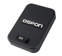 OSPON Gun Safe Case for Bedside, Nightstand, Car, Under Bed Stack-On Pistol Safe, Small Hidden Handgun Safe Portable Money Safe with 3 Digits Combination Lock, Quick-Access Lid Safety Device (300CY)