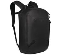 Osprey - 20L travel backpack - Transporter Panel Loader Raven Black Black one size