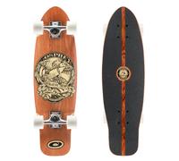 Osprey Twin Top Longboard, Canadian Maple Deck Longboard Skateboard for Boys and Girls, Multiple Colours,27.75 Inch, In Skate We Trust