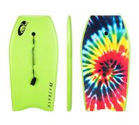 Osprey 42” Bodyboard for Adults, Lightweight Deck Boogie Board with Leash, Durable Core for Surfing & Bodysurfing, Green