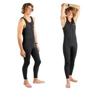 Osprey Action Sports Mens Long John Wetsuit Sleeveless Neoprene Wetsuit Size Black | Size: S Tall Osprey Action Sports Black S Tall