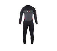 Osprey Origin Mens Long 5Mm Wetsuit (Black/Red), Black/Red, Size Xl/40 Inch, Men Black/Red