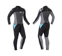 Osprey Action Sports Womens Origin Wetsuit Full Length Neoprene Wetsuit Black in Blue | Size: S Tall Osprey Action Sports Blue S Tall