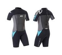 Osprey Action Sports Womens Shorty Origin 3mm Wetsuit Short Sleeve Wetsuit Size Xs Blue Osprey Action Sports Blue XS
