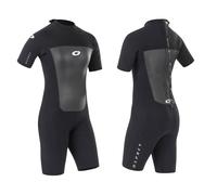 Osprey Action Sports Womens Shorty Origin Wetsuit Short Sleeve Wetsuit Size Blue in Black | Size: XL Osprey Action Sports Black XL