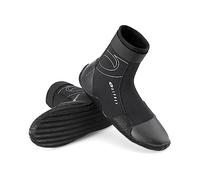 Osprey Adult Wetsuit Boots | 3mm Neoprene Boot for Watersports with Velcro Adjuster, Reinforced, Toe and Heel, Multiple Sizes, Black