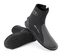 Osprey Adult Wetsuit Boots | 5mm Neoprene Zip Boot for Watersports with Reinforced Toe and Heel, Multiple Sizes, Black