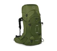 Osprey Aether 65L Men's Backpacking Backpack, Garlic Mustard Green, S/M, Extended Fit