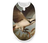 Osprey And Weak Fish Dog Shirts Patterned Pet Clothes Tank Top Sleeveless T-Shirt for Cats Puppy M