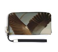 Osprey and Weak Fish Womens Wristlet Wallet Leather Long Purse Card Holder Clutch Handbag