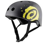 Osprey Bike Helmet | Adjustable Skateboarding, Scooter and BMX High Impact Helmet, Multiple Colours, Black
