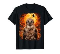 Osprey Bird Mummy in Creepy Pumpkin Patch on Halloween Night Value Graphic T-Shirt