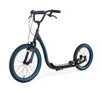 Osprey BMX Scooter | Adult Scooter with Big Wheels, Adjustable Handlebars and Off-Road Calliper Brakes, Black