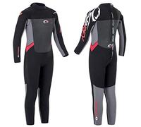 Osprey Boys' 5 Mm Full Length Winter Wetsuit for Kids, Black Red, L UK