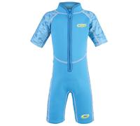 Osprey Children's Toddlers 3 Mm Shorty Summer Wetsuit with SPF 50 for Boys and Girls, Sharks - Blue, Age 1 UK