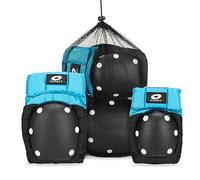 Osprey Combo Pack Knee & Elbow Pad Set, Skate Scooter BMX Protection Set for Kids and Teens, Size S