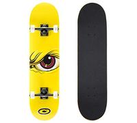 Osprey Complete Skateboard for Kids and Adults - Beginner Double Kick Trick 31 Inch Skateboard for Boys and Girls - ABEC 7 Bearings - Multiple Designs, Wrath