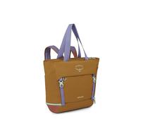 Osprey Daylite Large Tote Weekend Pack - Shoulder or Backpack Carry with Laptop Sleeve & Shoe Compartment, Barley Brown/Multi