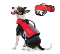 Osprey Dog Life Jacket, Adjustable Buoyancy Aid with Handle, Reflective Strips, Fits Small, Medium & Large Dogs - Swim Safety Vest for Water Activities & Paddleboarding