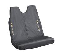Osprey Double Car and Van Seat Cover, Waterproof Universal Fit Car Seat Protector, Non Slip and Easy Clean Black Seat Cover