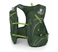 Osprey Duro 6 Hydration Vest with Flasks for Trail Running - Seaweed Green/Limon
