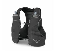 Osprey Duro 6L Men's Running Hydration Vest with Hydraulics Soft Flasks - Adjustable Water Pack with Pockets, Black, Medium