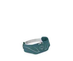 Osprey Duro Dyna LT Hydration Fanny Pack with Hydraulic Soft Hip Flasks for Running, Waterfall Blue/Silver Lining