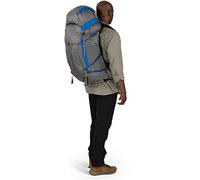 Osprey - Trekking backpack - Exos Pro 55 Dale Grey/Agam Blue for Men - Size L\/XL Grey L\/XL