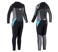 Osprey Girls Full Length 5 mm Winter Wetsuit, Kids Neoprene Surfing Bodyboarding Wetsuit, Origin, Blue, Small