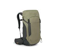Osprey Kestrel LT 35L Men's Backpacking Backpack - Lightweight Hiking & Camping Bag with Waterproof Raincover, Olive Tan