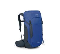 Osprey Kestrel LT 35L Men's Backpacking Backpack - Lightweight Hiking & Camping Bag with Waterproof Raincover, Rays Blue