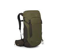 Osprey Kestrel LT 35L Men's Backpacking Backpack - Lightweight Hiking & Camping Bag with Waterproof Raincover, Moss Green
