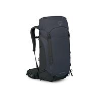 Osprey Kestrel LT 45L Men's Backpacking Backpack - Lightweight Hiking & Camping Bag with Waterproof Raincover, Black