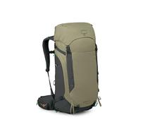 Osprey Kestrel LT 45L Men's Backpacking Backpack - Lightweight Hiking & Camping Bag with Waterproof Raincover, Olive Tan