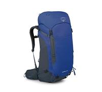Osprey Kestrel LT 65L Men's Backpacking Backpack - Lightweight Hiking & Camping Bag with Waterproof Raincover, Rays Blue