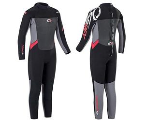 Osprey | Kids 5mm Wetsuit, Full-Length Winter Kids Neoprene Surfing Bodyboarding Wetsuit, Origin, Red