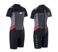 Osprey Kids Shorty Origin 3mm Wetsuit | Short Sleeve Neoprene Wetsuit, Red
