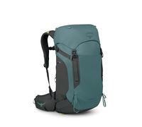 Osprey Kyte LT 35L Women's Backpacking Backpack - Lightweight Hiking & Travel Bag with Waterproof Raincover, Cascade Blue