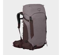 Osprey Kyte LT 45L Women's Backpacking Backpack - Lightweight Hiking & Camping Bag with Waterproof Raincover, Graphite Purple