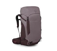 Osprey Kyte LT 65L Women's Backpacking Backpack - Lightweight Hiking & Camping Bag with Waterproof Raincover, Graphite Purple