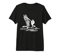 Osprey Line Art Birdwatcher Premium T-Shirt