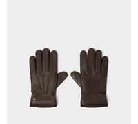 Osprey London Alfie Men's Leather Gloves CHOCOLATE LARGE / EXTRA LARGE