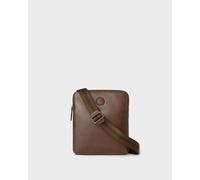 OSPREY LONDON Men's The Compass Small Leather Messenger in Tan OSPREY LONDON Tan