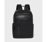 OSPREY LONDON Men's The Hudson Leather Backpack in Black OSPREY LONDON Black